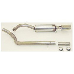 Piper exhaust Seat Leon TDI - 2.5 inch Stainless system (With Silencer), Piper Exhaust, TSEA5AS